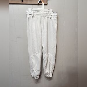 NWOT Augusta Sportswear XL Youth Baseball‎ Pants Softball White Elastic Wst C220